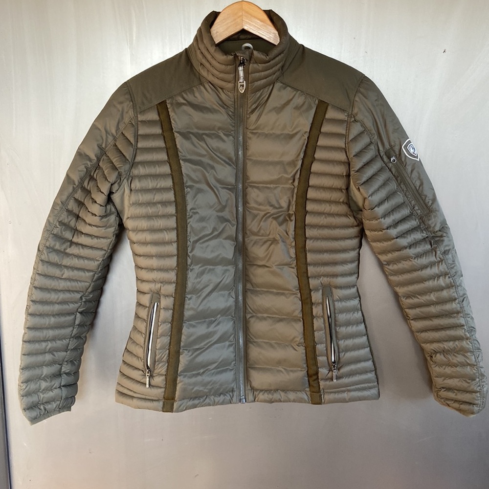 KUHL Lightweight Green Puffer Jacket